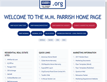 Tablet Screenshot of mmparrish.org